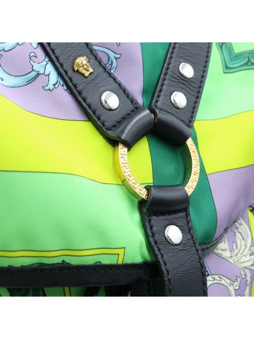 Versace Baroque Pattern Backpack Multicolor - Picture 8 of 10